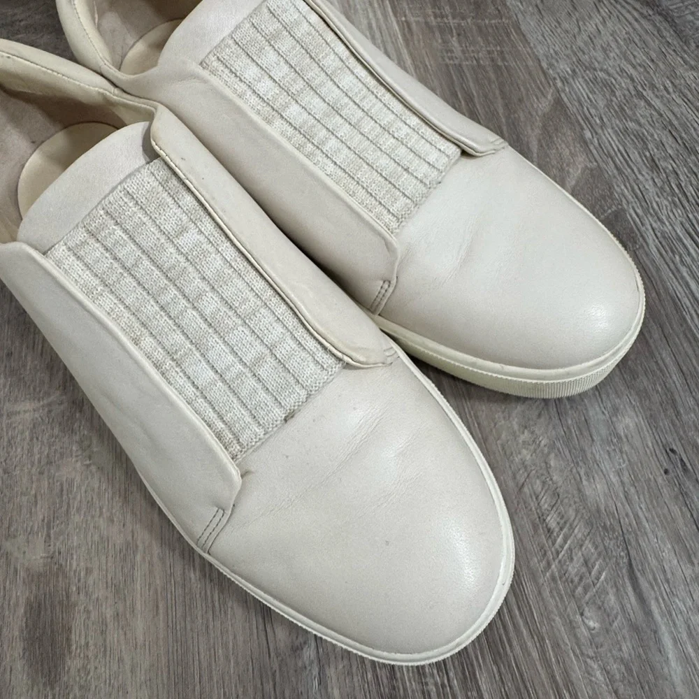 Vince Cantara Slip On Leather Sneakers - Picture 3 of 6